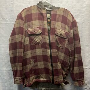 Fleece lined full zip jacket